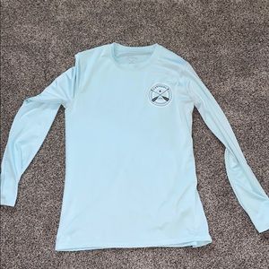Lake Girl blue long sleeve with logo